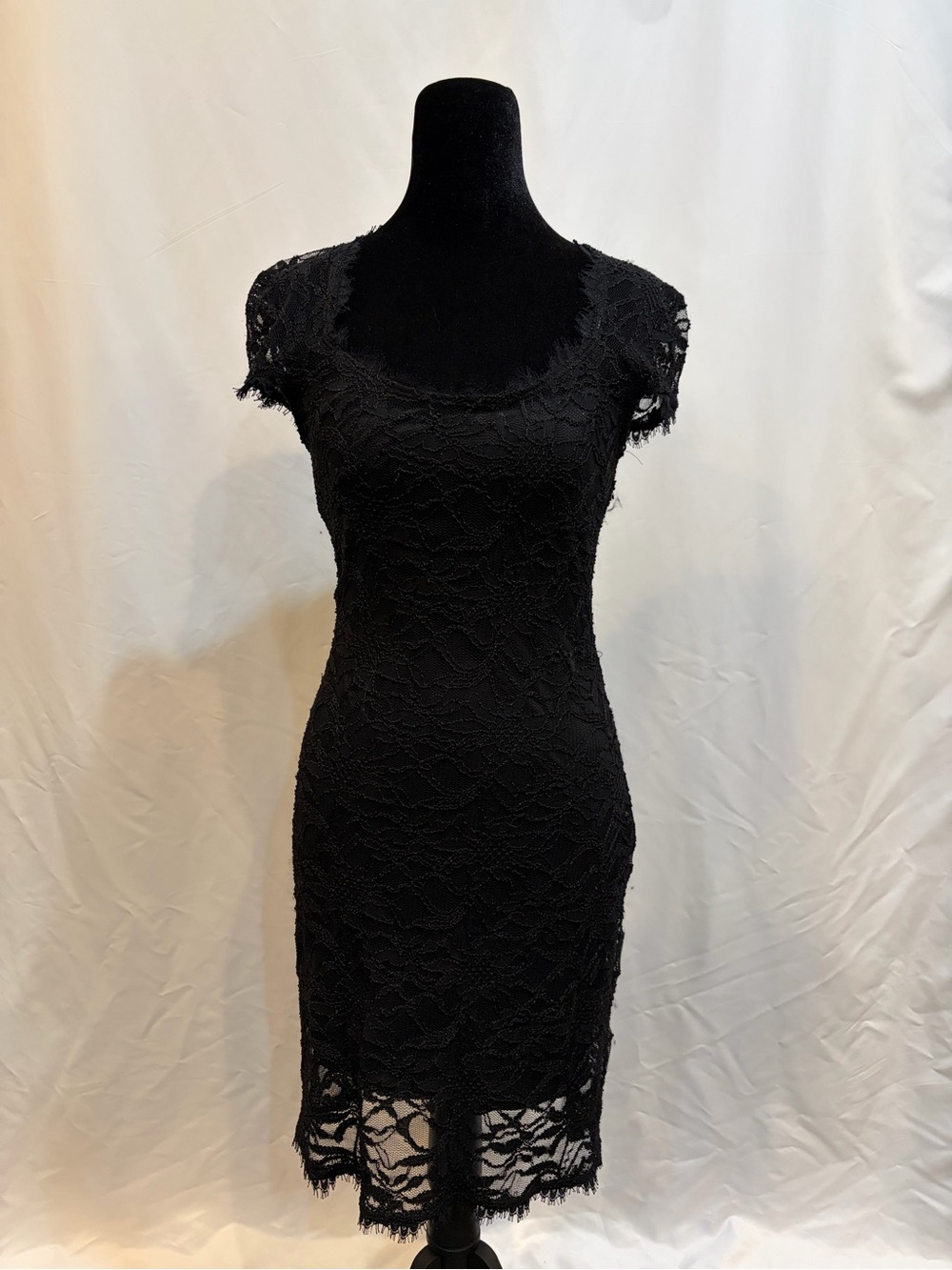 Jump Apparel by Wendye Chaitin Black Lace Dress